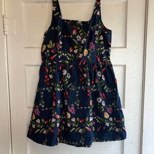 Old Navy Dress with Floral Print in Navy